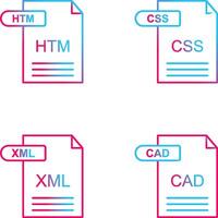 htm y css icono vector