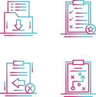 Save List and Task List Icon vector