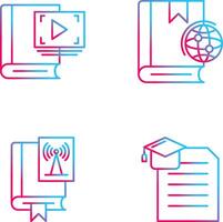 Recorder and Globel Icon vector