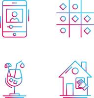 log and Tic Tac Toe Icon vector