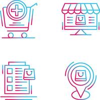 Add to Cart and Online Shopping Icon vector