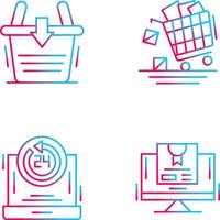 Sale and Add to Basket Icon vector