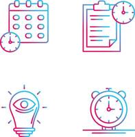 Deadline and Task Management Icon vector