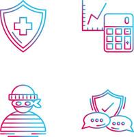 Accounting and Health Icon vector