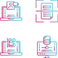 Call and Scan Icon vector