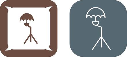 Unique Umbrella Stand Icon Design vector