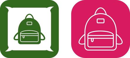 Bag Pack Icon Design vector