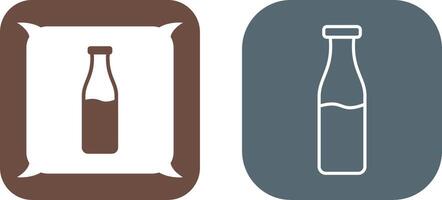 Milk Bottle Icon Design vector