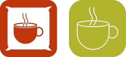 Hot Coffee Icon Design vector