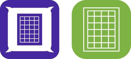 Table of Rates Icon Design vector