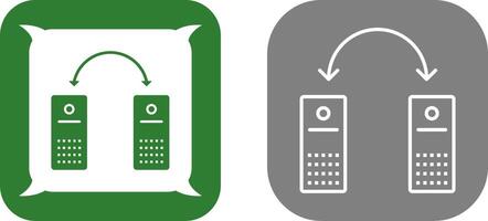 Unique Connected Systems Icon Design vector