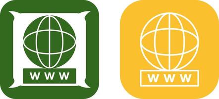 Unique World Wide Web Icon Design vector