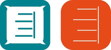 Unique Right Align Icon Design vector