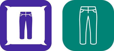 Trousers Icon Design vector