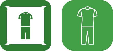 Pyjamas Suit Icon Design vector