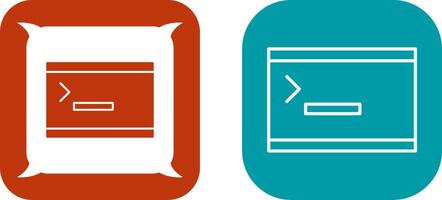 Unique Console Icon Design vector