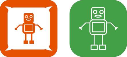 Unique Robot Icon Design vector