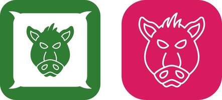 Pig Icon Design vector