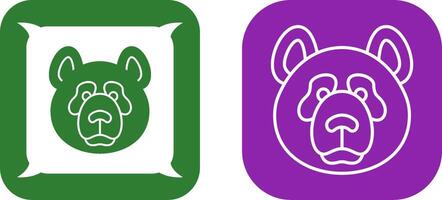 Panda Icon Design vector