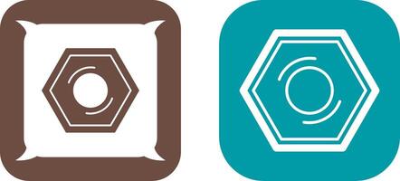 Nut Icon Design vector