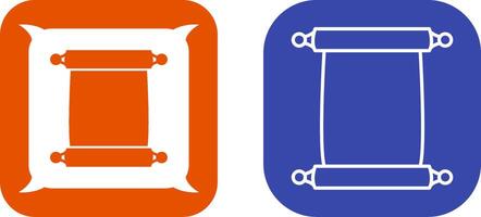 Scroll of Paper Icon Design vector