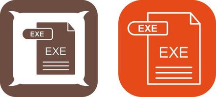 EXE Icon Design vector