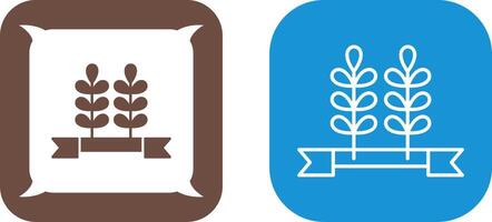 Wheat Icon Design vector