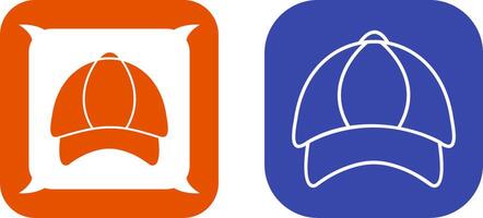 P Cap Icon Design vector