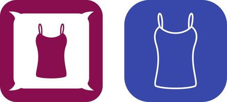 Ladies Vest Icon Design vector