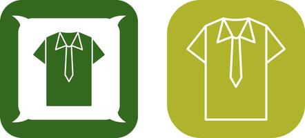 Shirt and Tie Icon Design vector