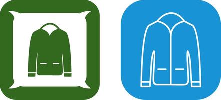 Men's Jacket Icon Design vector