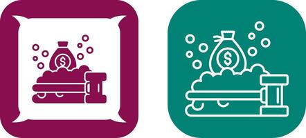 Money Laundering Icon Design vector
