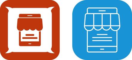 Online Store Icon Design vector