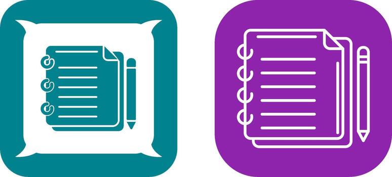 Write Icon Design vector