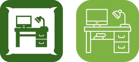 Desk Icon Design vector