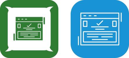 Complete Icon Design vector