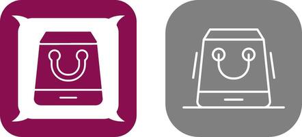 Shopping Bag Icon Design vector