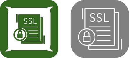 SSL Icon Design vector