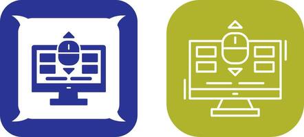 Scroll Icon Design vector