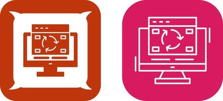 Update Icon Design vector