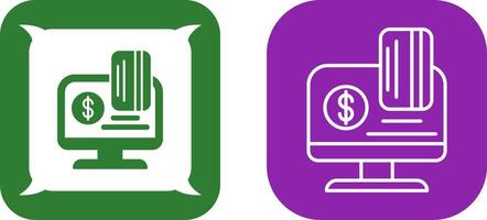 Online Payment Icon Design vector