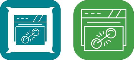 Link Icon Design vector