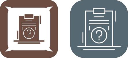 Question Icon Design vector