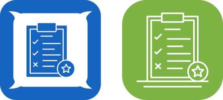 Task List Icon Design vector