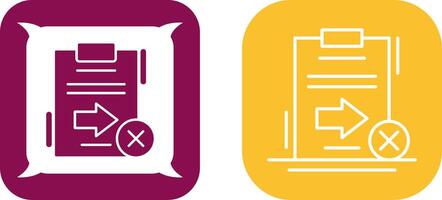 Send Failed Icon Design vector