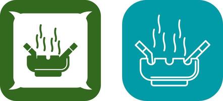 Ashtray Icon Design vector