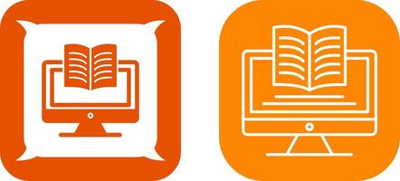 Digital Learning Icon Design vector
