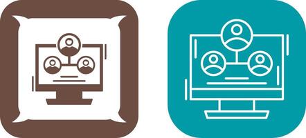 Hierarchy Structure Icon Design vector