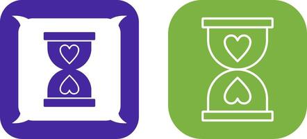 Hourglass Icon Design vector