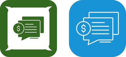 Dialog Icon Design vector